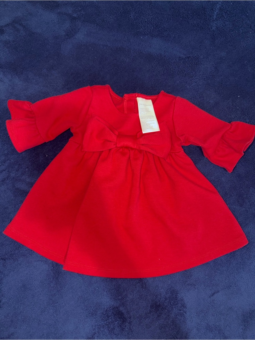 First Impressions| Red Bow Dress | 6-9mon| - more baby clothes coming soon